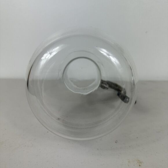 Vintage Corning Glass Carafe, Silver Plate, Fits Separate Pouring/ Warming Stand - Picture 5 of 5